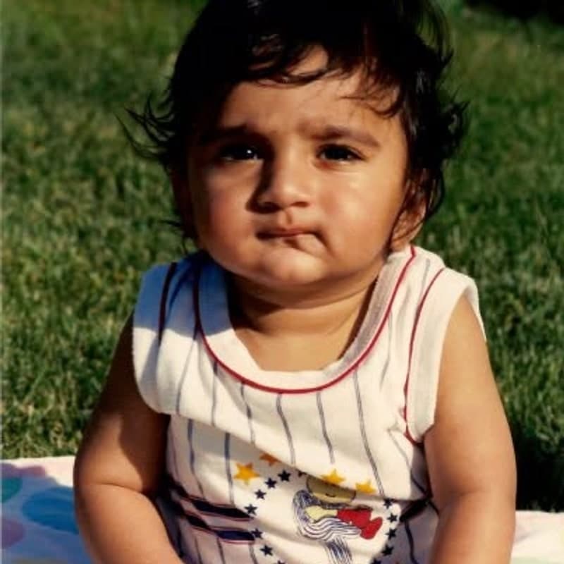 Dr. Navi Bharj as a child