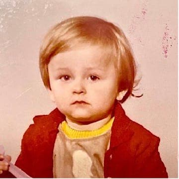 Agnieszka as a child