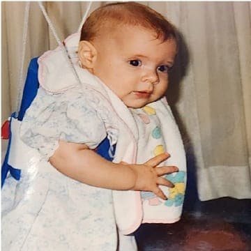 Stefania as a child
